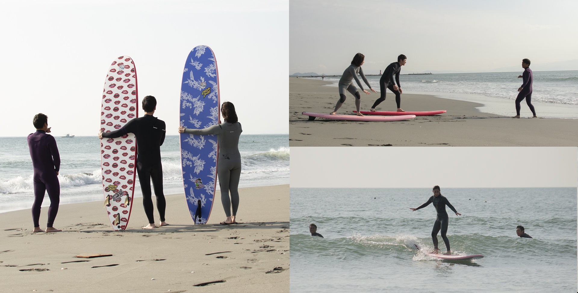 密を避けてサーフィンでリフレッシュ。サーフショップUSAは、がんばるあなたの背中を押します。専門知識だけでなくアプローチも重視するユニークなレッスンで、あなたを一歩前へ進めます。